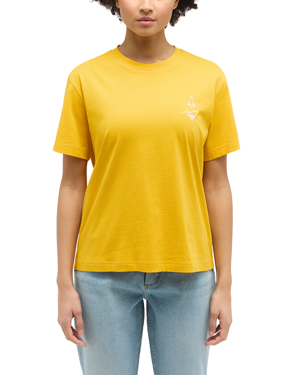 T-shirt Style Floris – Golden Rod