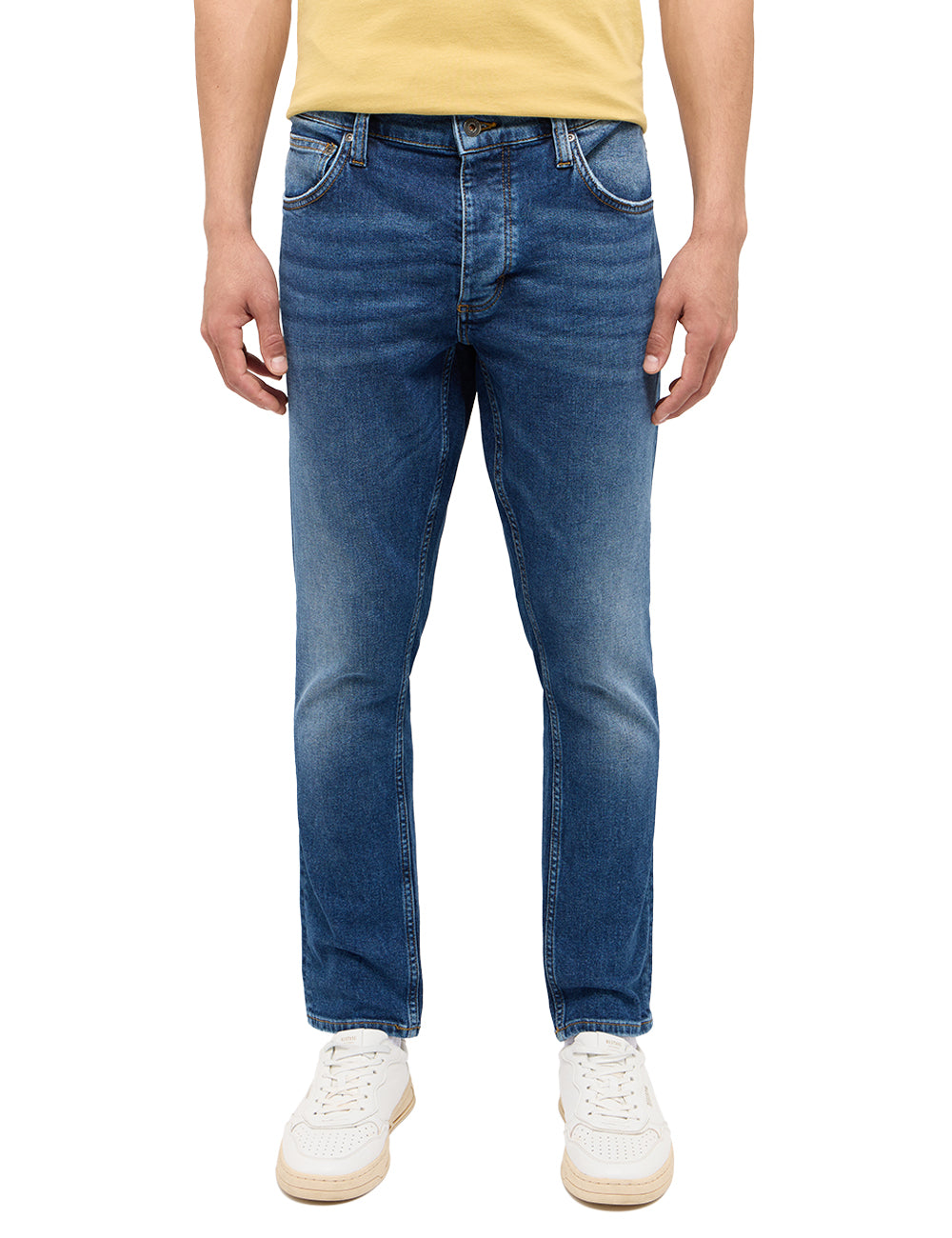 Pánske Tapered Jeans Toledo v Denim Modrej