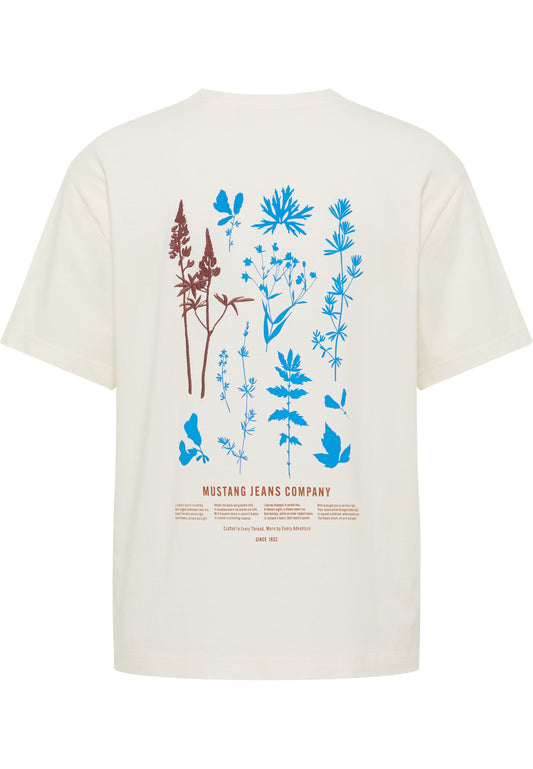 T-shirt Floris – Whisper White