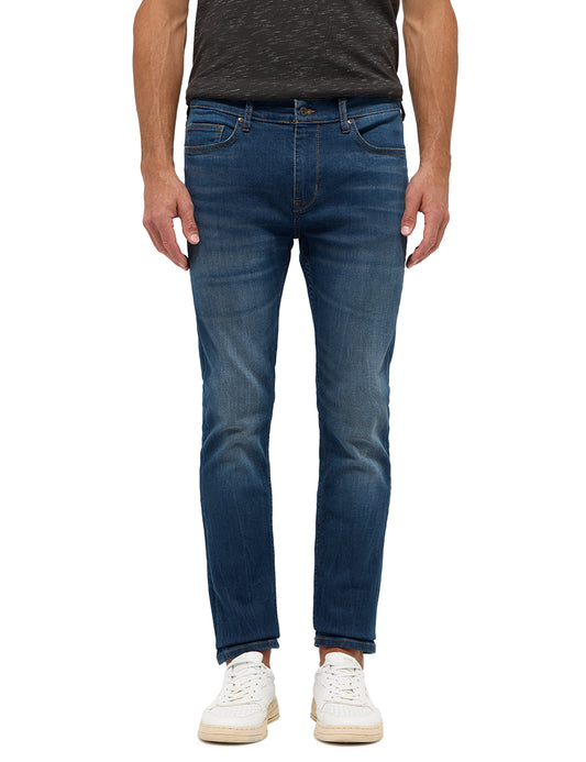 Pánske Skinny Jeans Frisco v Denim Modrej